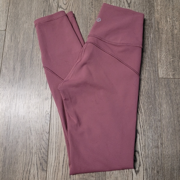 Lululemon In Movement Leggings 25" size 2 pink - Picture 1 of 4